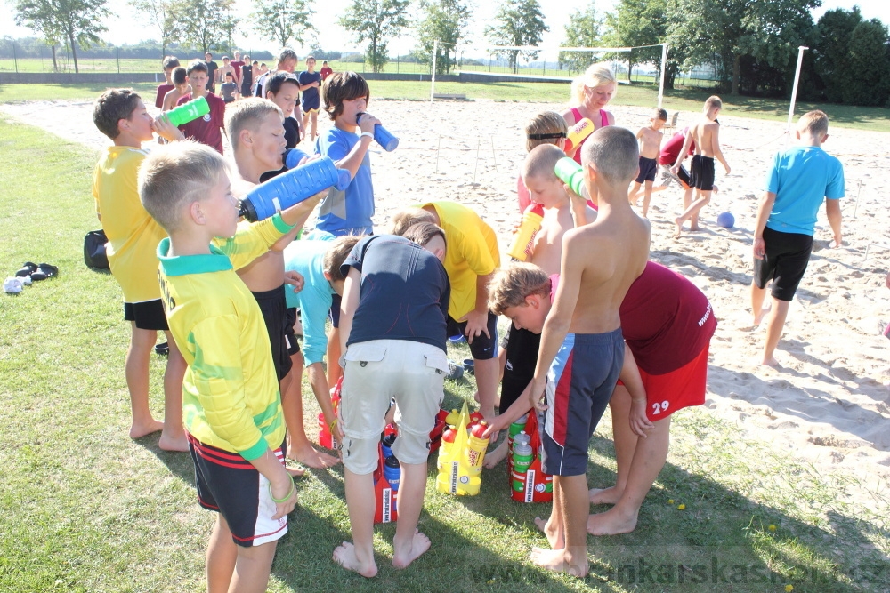 Letn� soust�ed�n� SC Nymburk 2012 - Tr�ninky na p�sku