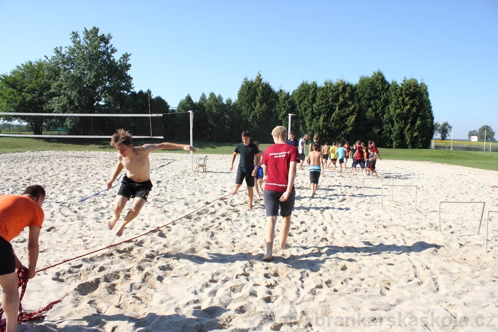 Letn� soust�ed�n� SC Nymburk 2012 - Tr�ninky na p�sku