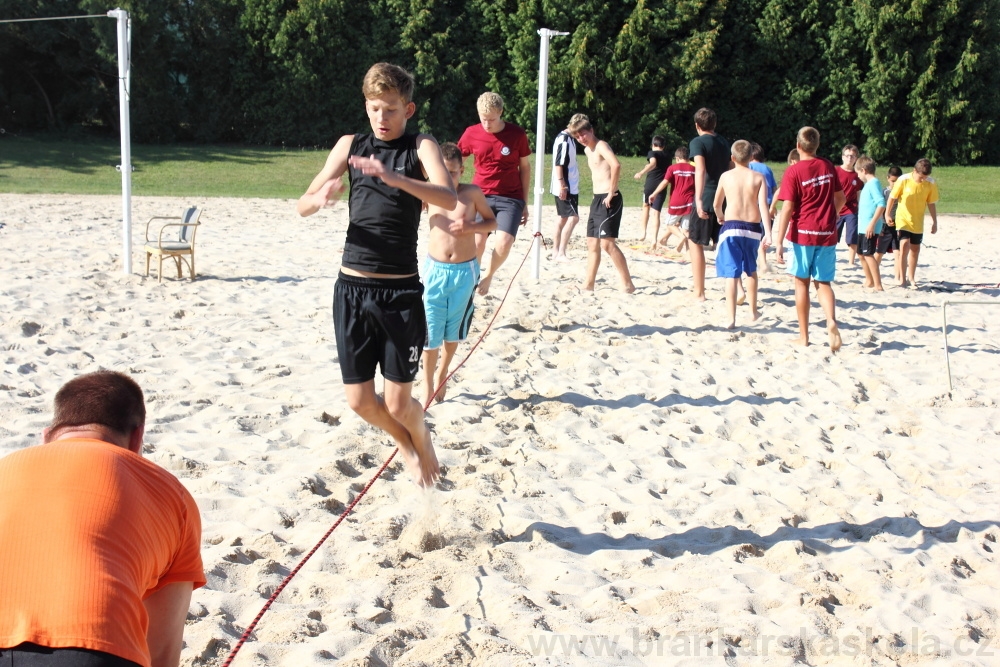 Letn� soust�ed�n� SC Nymburk 2012 - Tr�ninky na p�sku