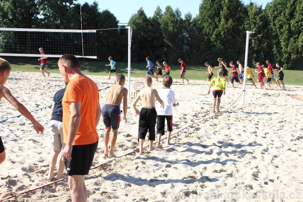 Letn� soust�ed�n� SC Nymburk 2012 - Tr�ninky na p�sku