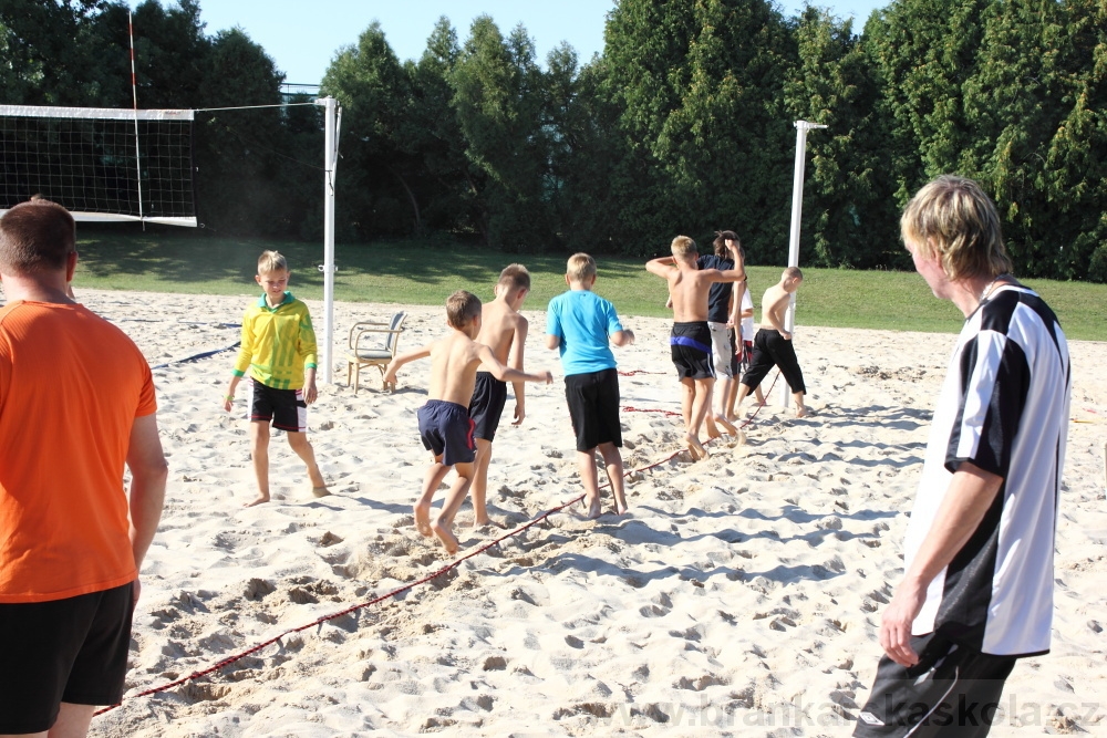 Letn� soust�ed�n� SC Nymburk 2012 - Tr�ninky na p�sku
