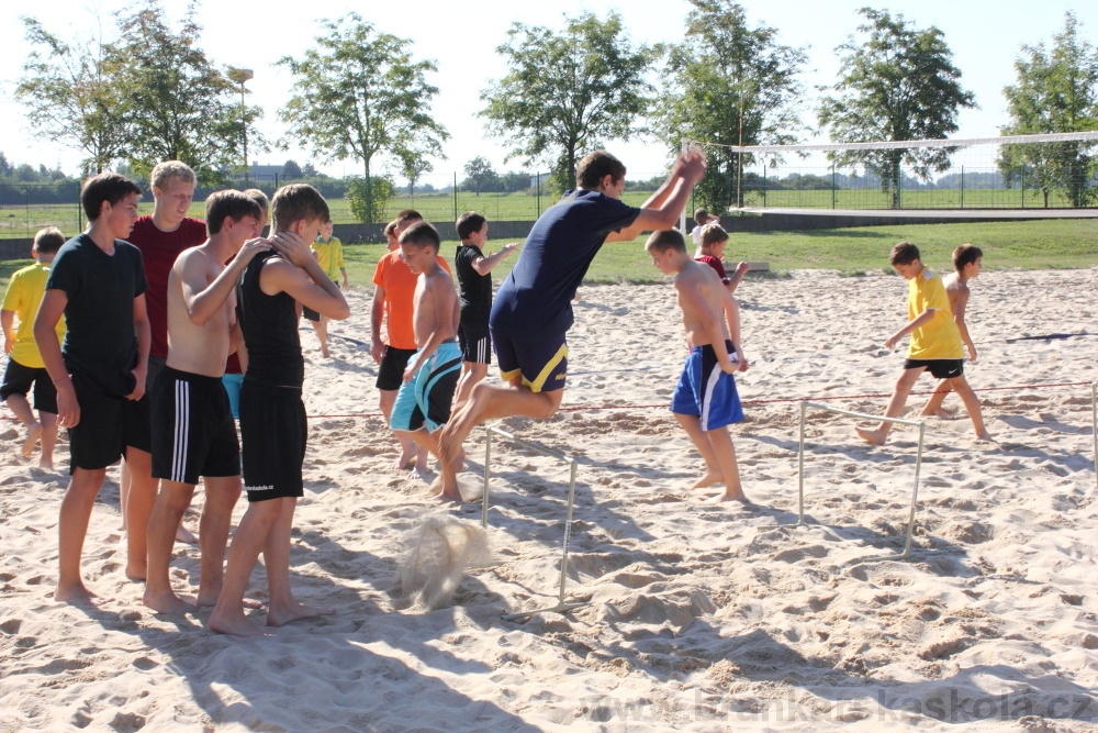 Letn� soust�ed�n� SC Nymburk 2012 - Tr�ninky na p�sku