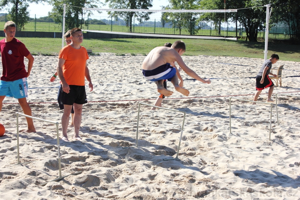 Letn� soust�ed�n� SC Nymburk 2012 - Tr�ninky na p�sku