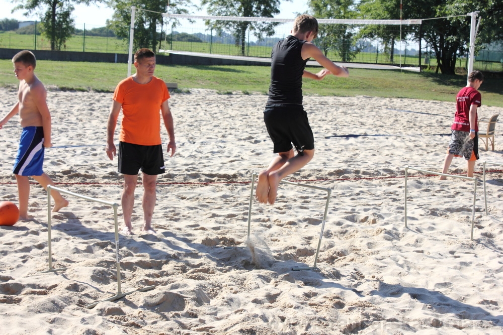 Letn� soust�ed�n� SC Nymburk 2012 - Tr�ninky na p�sku