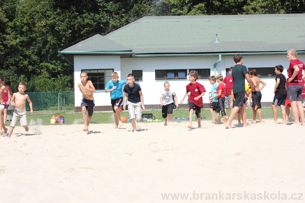 Letn� soust�ed�n� SC Nymburk 2012 - Tr�ninky na p�sku