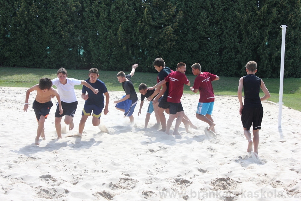 Letn� soust�ed�n� SC Nymburk 2012 - Tr�ninky na p�sku