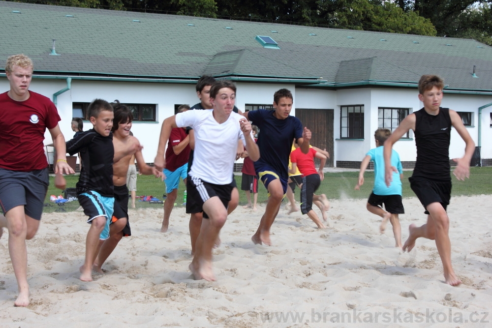 Letn� soust�ed�n� SC Nymburk 2012 - Tr�ninky na p�sku