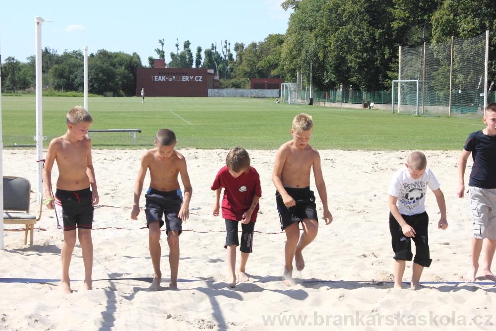 Letn� soust�ed�n� SC Nymburk 2012 - Tr�ninky na p�sku