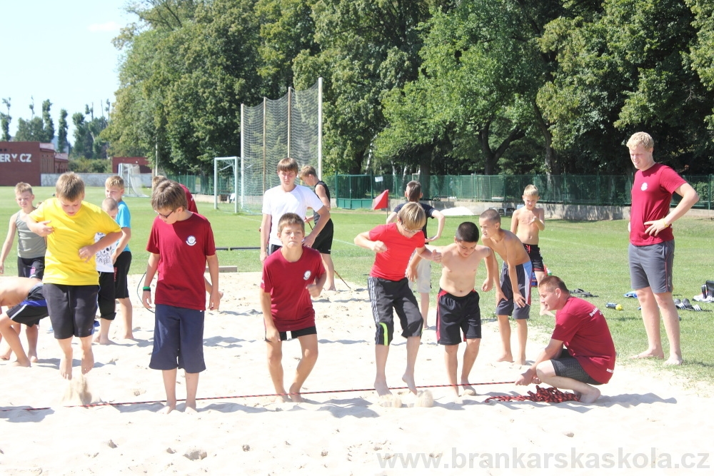 Letn� soust�ed�n� SC Nymburk 2012 - Tr�ninky na p�sku