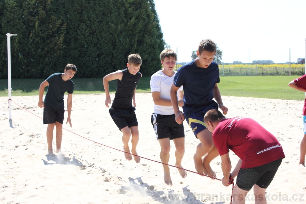 Letn� soust�ed�n� SC Nymburk 2012 - Tr�ninky na p�sku