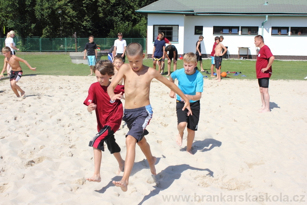 Letn� soust�ed�n� SC Nymburk 2012 - Tr�ninky na p�sku