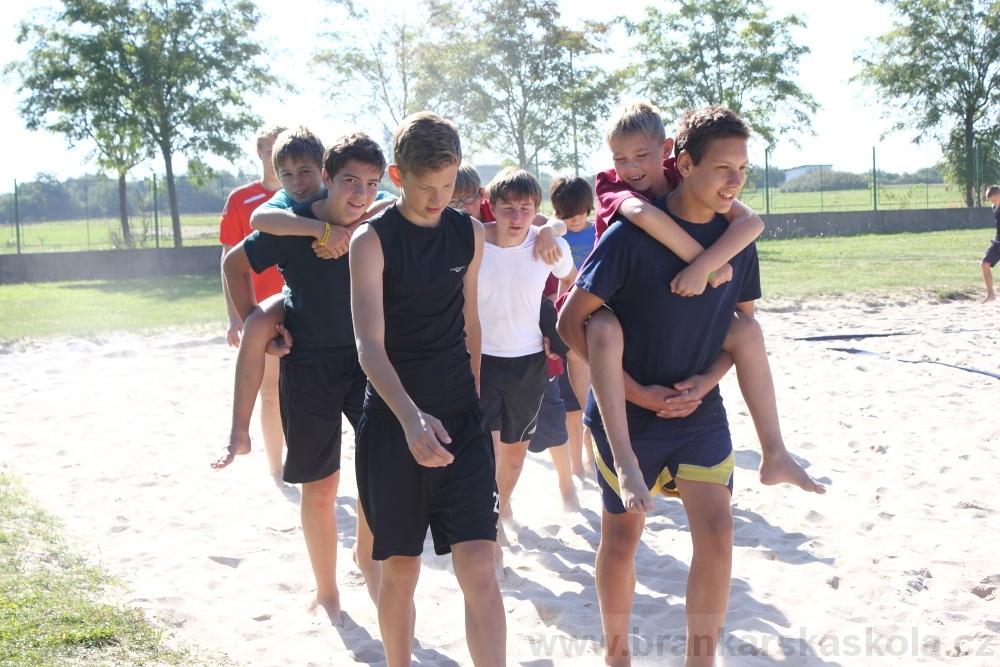 Letn� soust�ed�n� SC Nymburk 2012 - Tr�ninky na p�sku