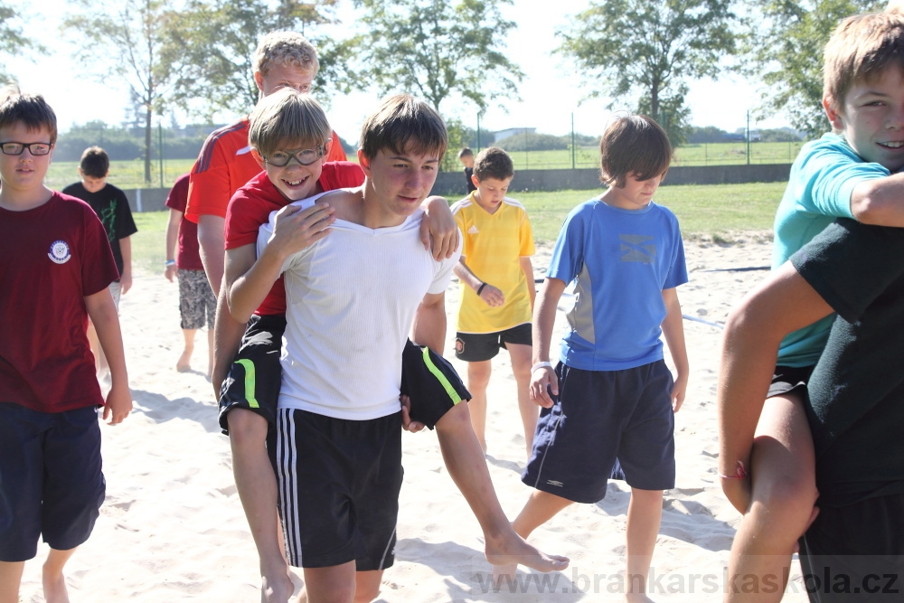 Letn� soust�ed�n� SC Nymburk 2012 - Tr�ninky na p�sku