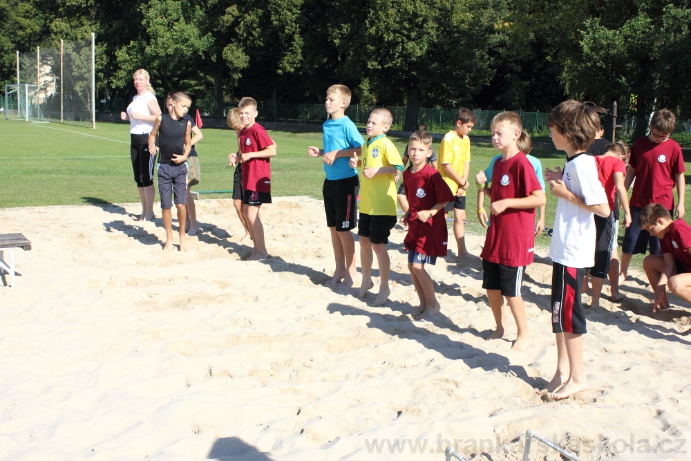 Letn� soust�ed�n� SC Nymburk 2012 - Tr�ninky na p�sku