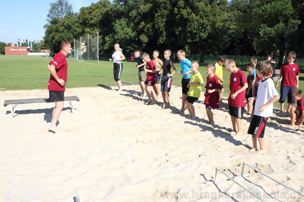 Letn� soust�ed�n� SC Nymburk 2012 - Tr�ninky na p�sku