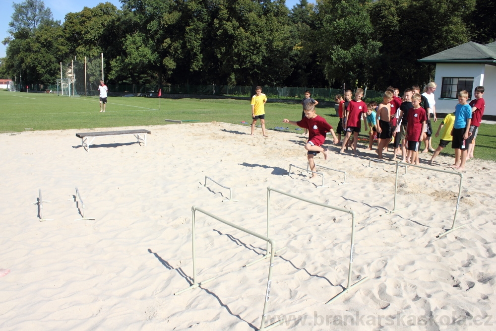 Letn� soust�ed�n� SC Nymburk 2012 - Tr�ninky na p�sku
