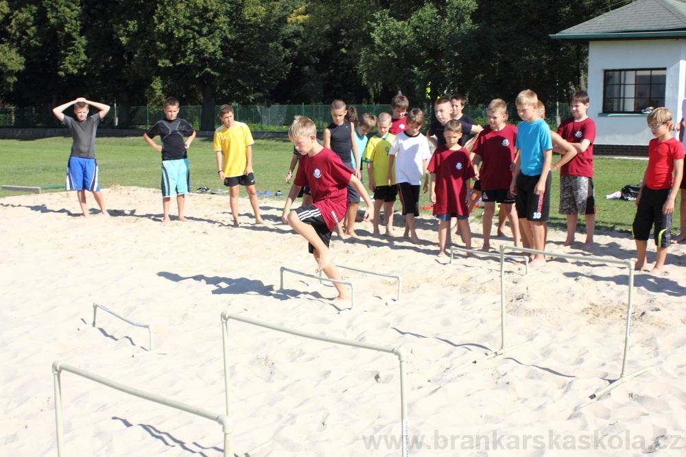 Letn� soust�ed�n� SC Nymburk 2012 - Tr�ninky na p�sku