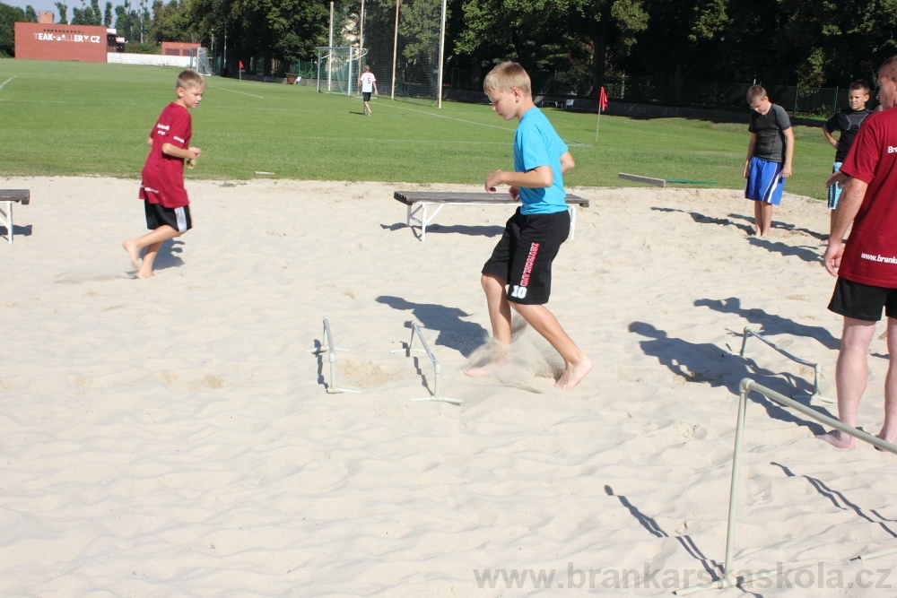 Letn� soust�ed�n� SC Nymburk 2012 - Tr�ninky na p�sku