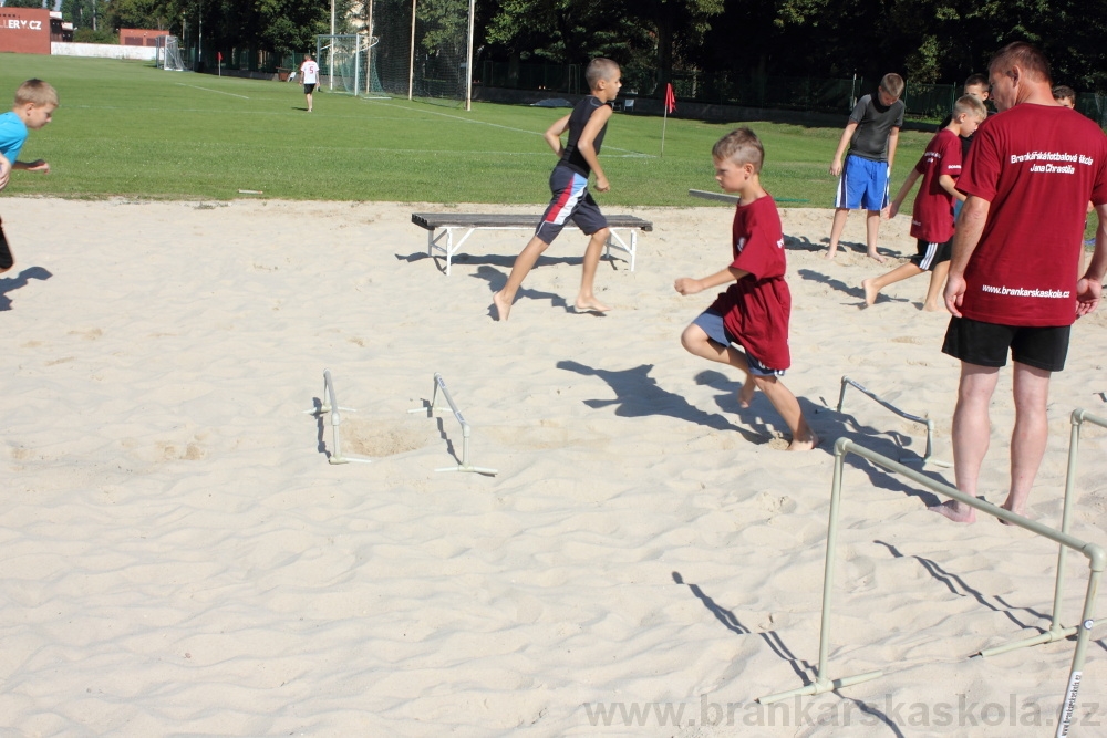 Letn� soust�ed�n� SC Nymburk 2012 - Tr�ninky na p�sku
