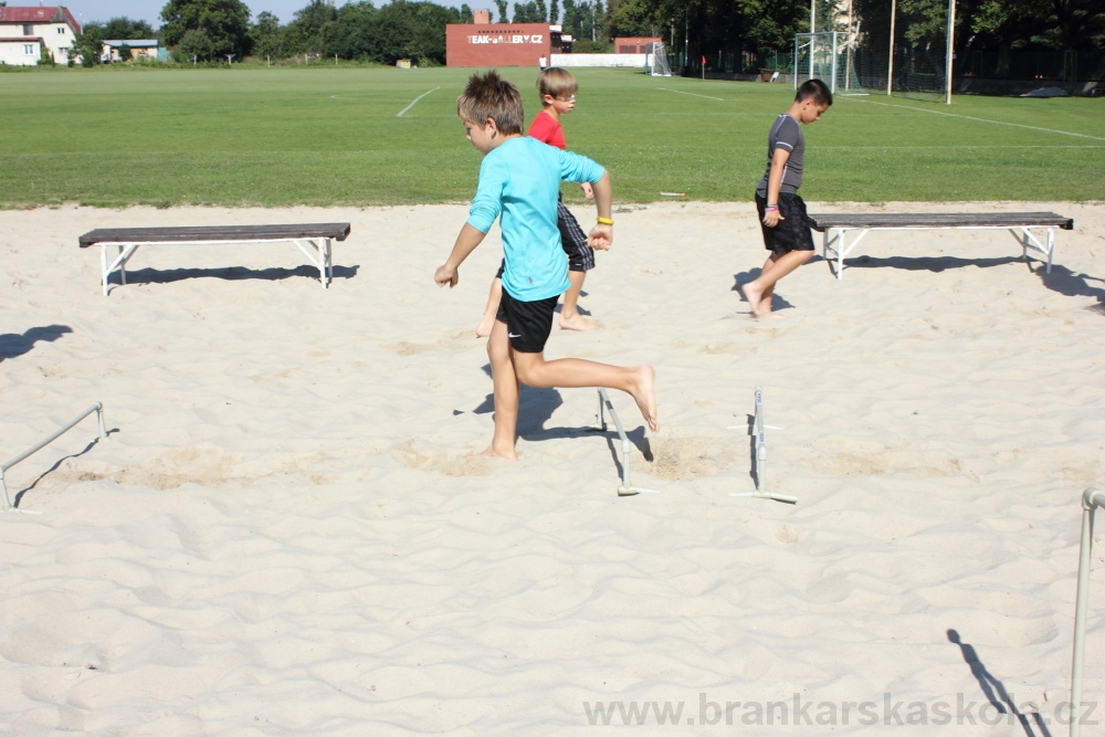 Letn� soust�ed�n� SC Nymburk 2012 - Tr�ninky na p�sku