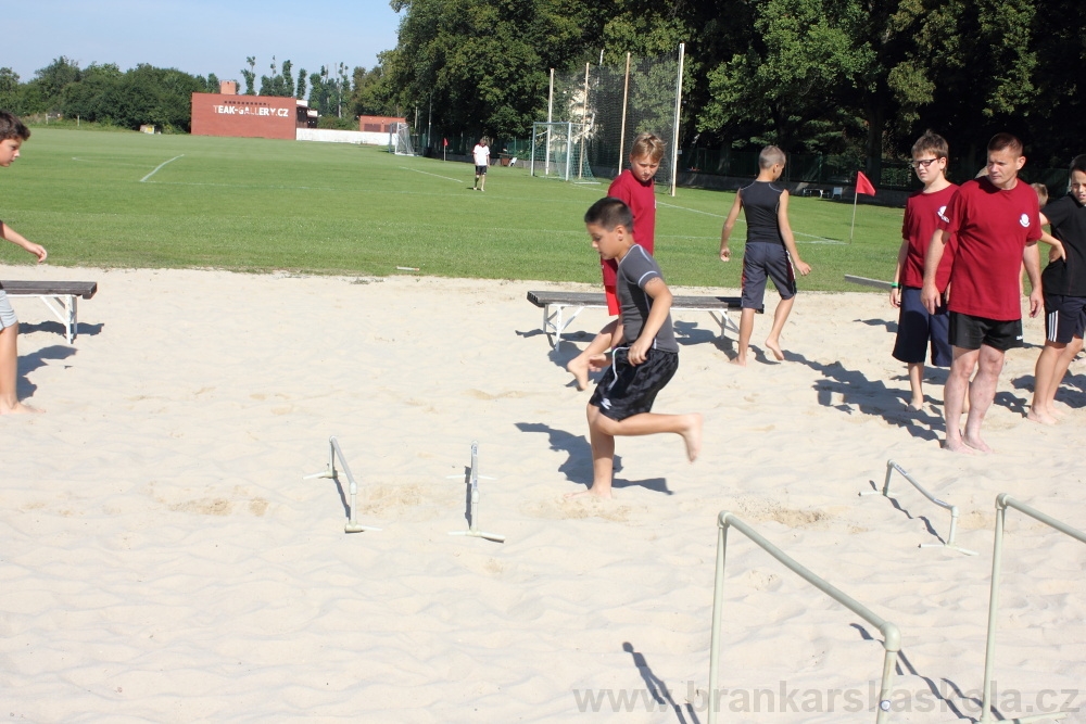 Letn� soust�ed�n� SC Nymburk 2012 - Tr�ninky na p�sku