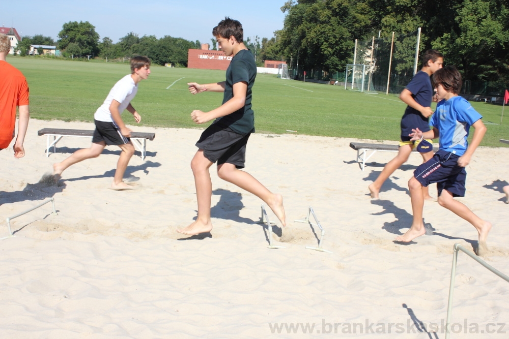 Letn� soust�ed�n� SC Nymburk 2012 - Tr�ninky na p�sku