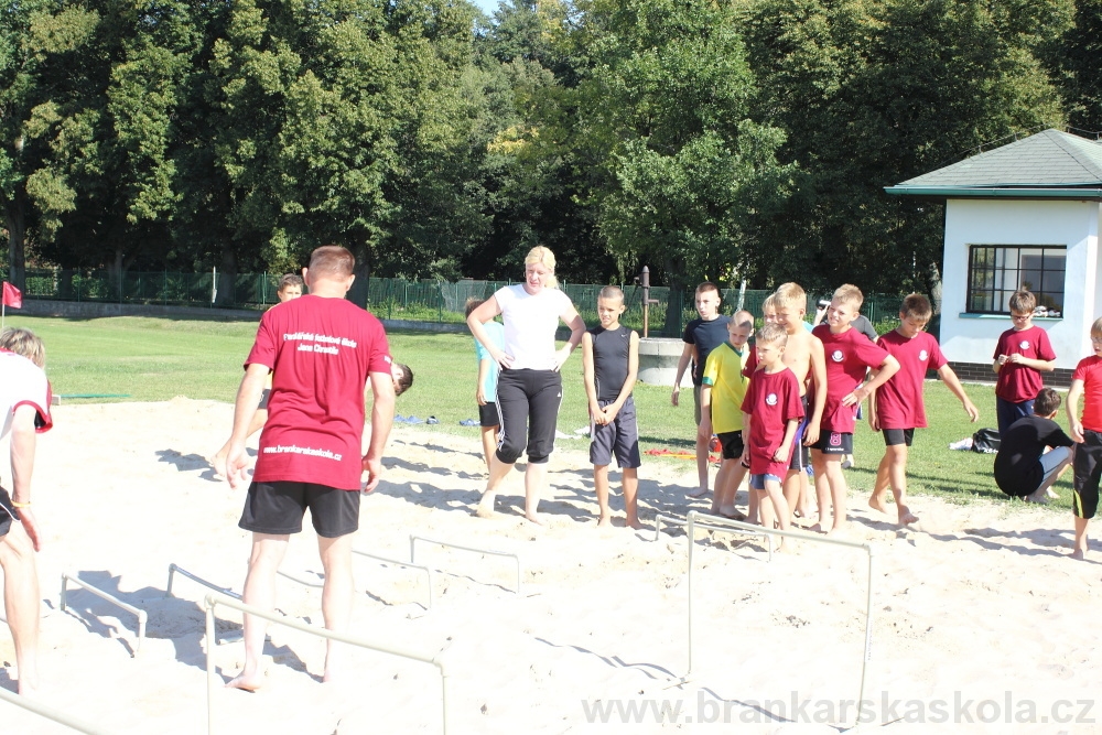 Letn� soust�ed�n� SC Nymburk 2012 - Tr�ninky na p�sku