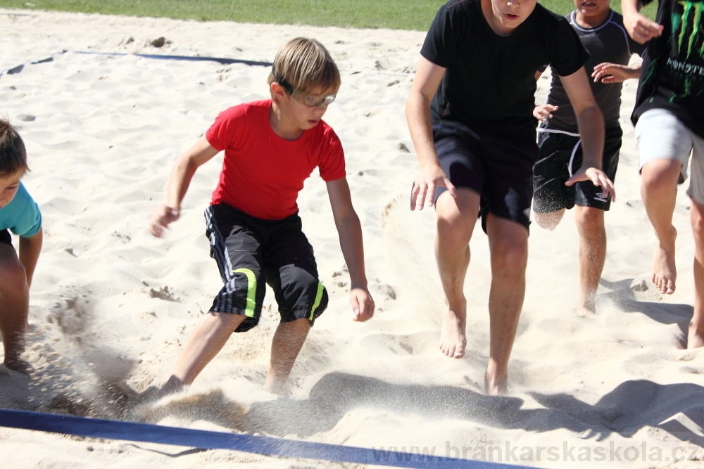 Letn� soust�ed�n� SC Nymburk 2012 - Tr�ninky na p�sku