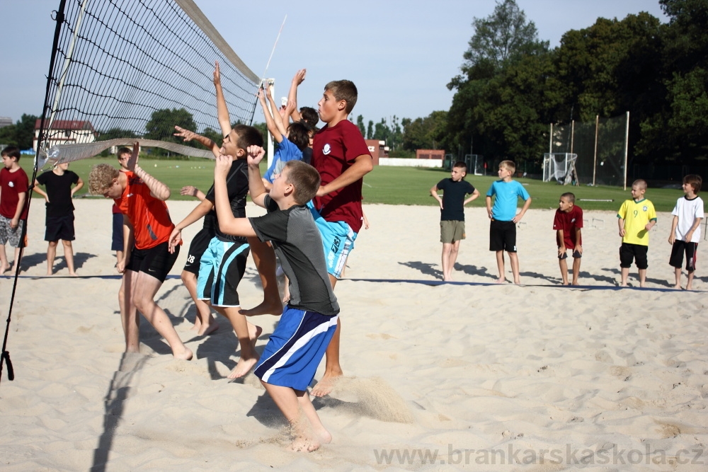 Letn� soust�ed�n� SC Nymburk 2012 - Tr�ninky na p�sku