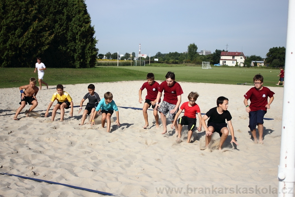 Letn� soust�ed�n� SC Nymburk 2012 - Tr�ninky na p�sku