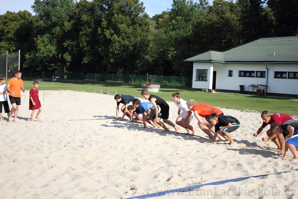 Letn� soust�ed�n� SC Nymburk 2012 - Tr�ninky na p�sku