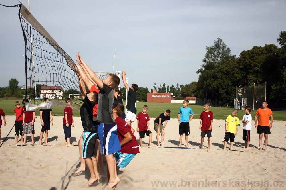 Letn� soust�ed�n� SC Nymburk 2012 - Tr�ninky na p�sku