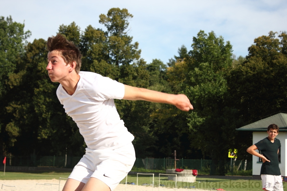 Letn� soust�ed�n� SC Nymburk 2012 - Tr�ninky na p�sku