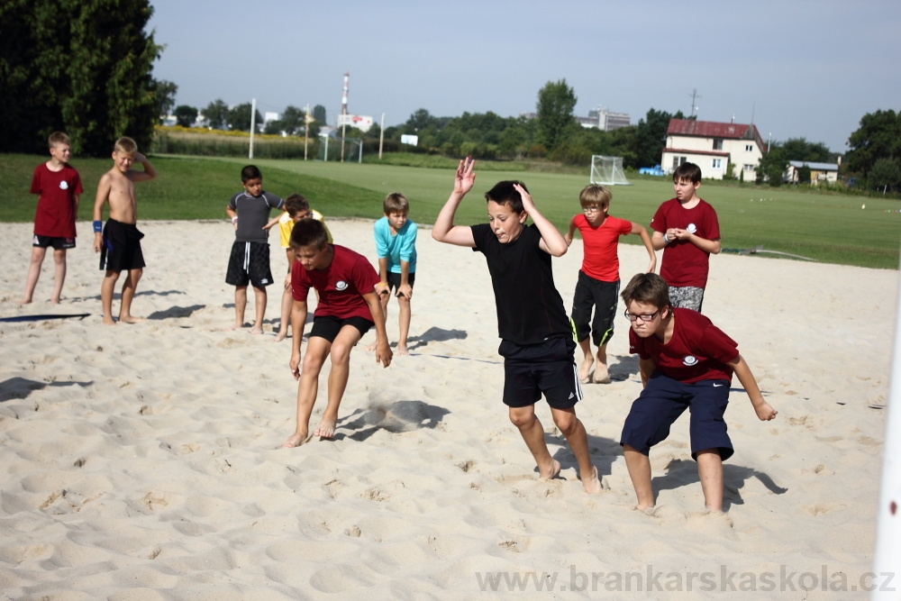 Letn� soust�ed�n� SC Nymburk 2012 - Tr�ninky na p�sku