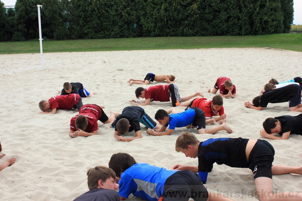 Letn� soust�ed�n� SC Nymburk 2012 - Tr�ninky na p�sku