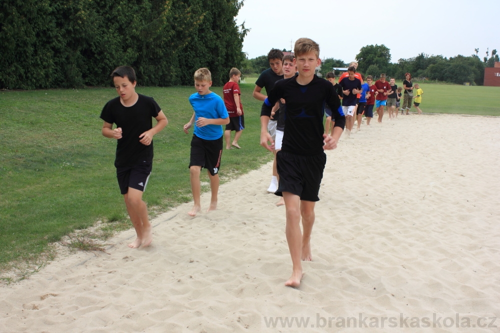 Letn� soust�ed�n� SC Nymburk 2012 - Tr�ninky na p�sku