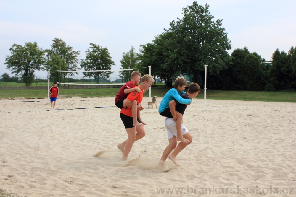 Letn� soust�ed�n� SC Nymburk 2012 - Tr�ninky na p�sku