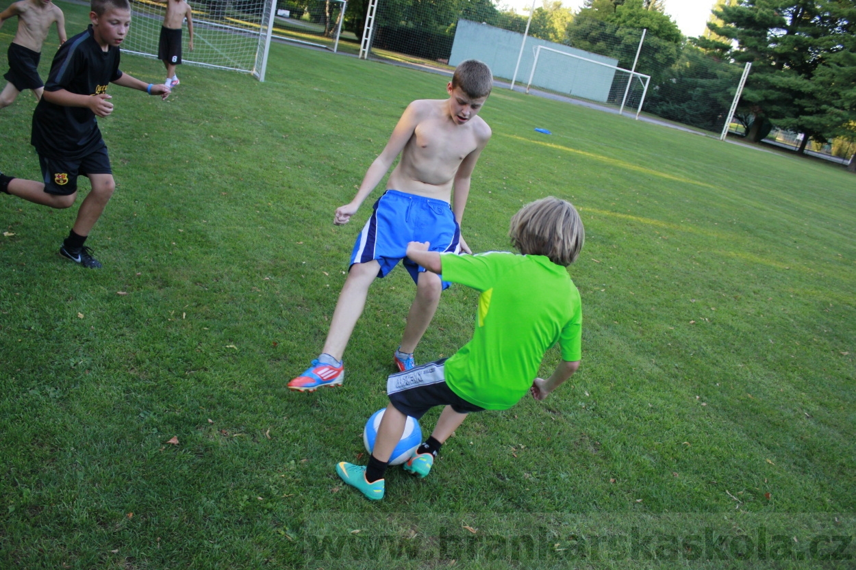 Letní soustředění SC Nymburk 2013 - Pondělí 5.8.2013