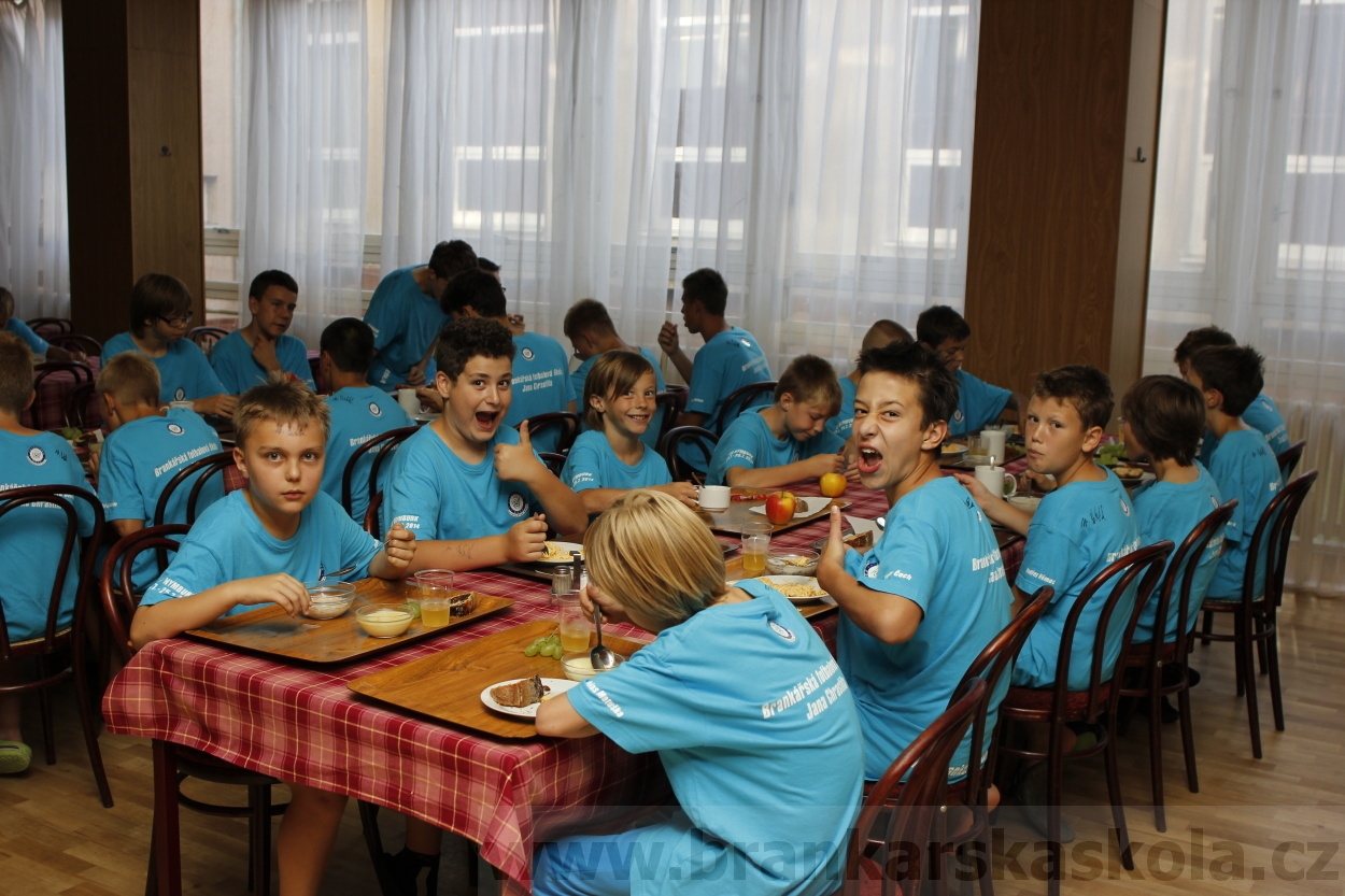 Letní soustředění SC Nymburk 2014 - Jídlo