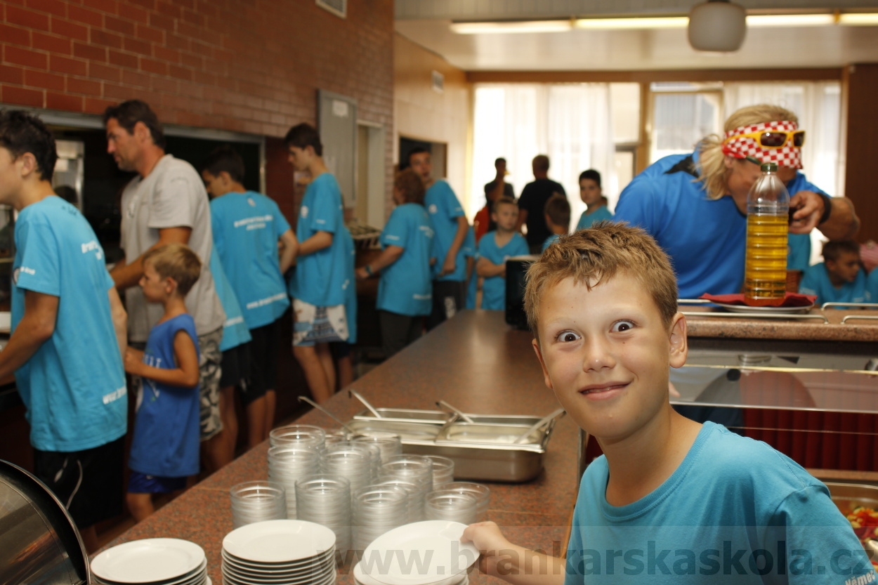 Letní soustředění SC Nymburk 2014 - Jídlo