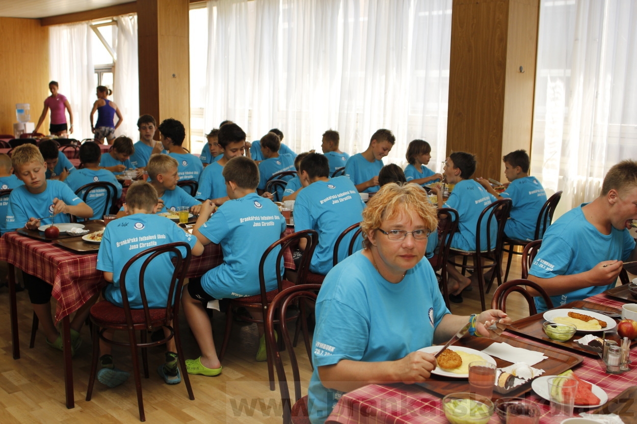 Letní soustředění SC Nymburk 2014 - Jídlo