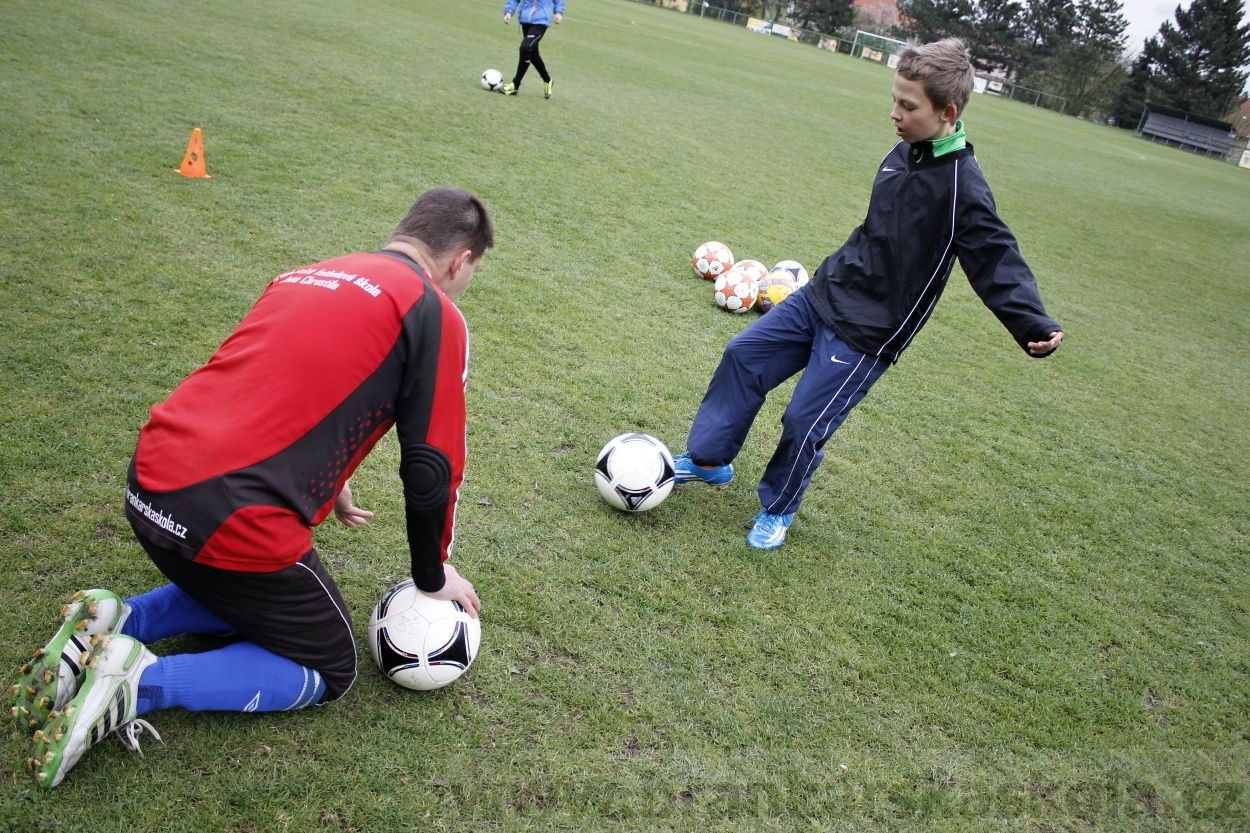 Brankářský trénink BFŠ - TJ Čechie Dubeč - 10.4.2014