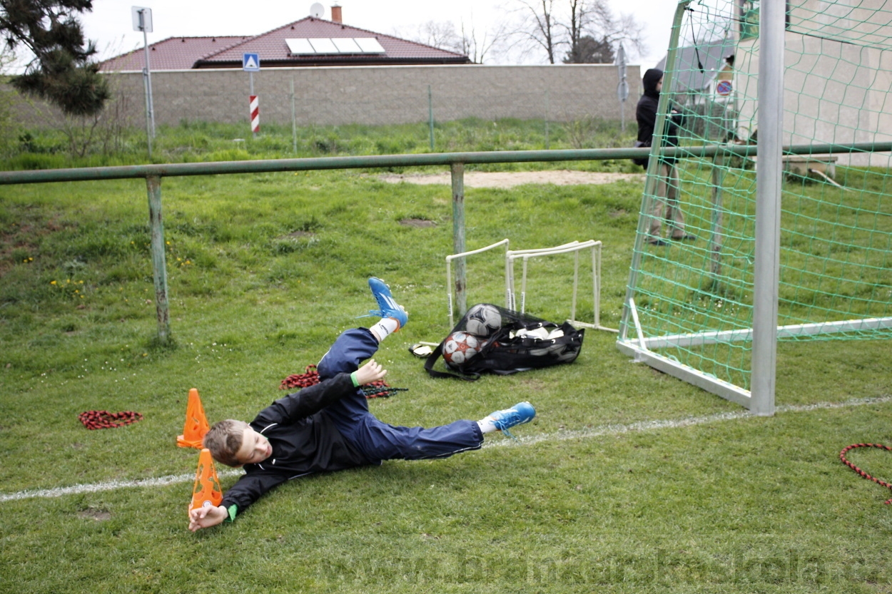 Brankářský trénink BFŠ - TJ Čechie Dubeč - 10.4.2014