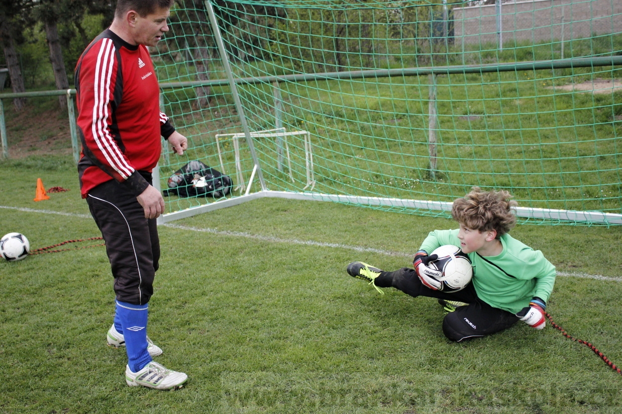 Brankářský trénink BFŠ - TJ Čechie Dubeč - 10.4.2014