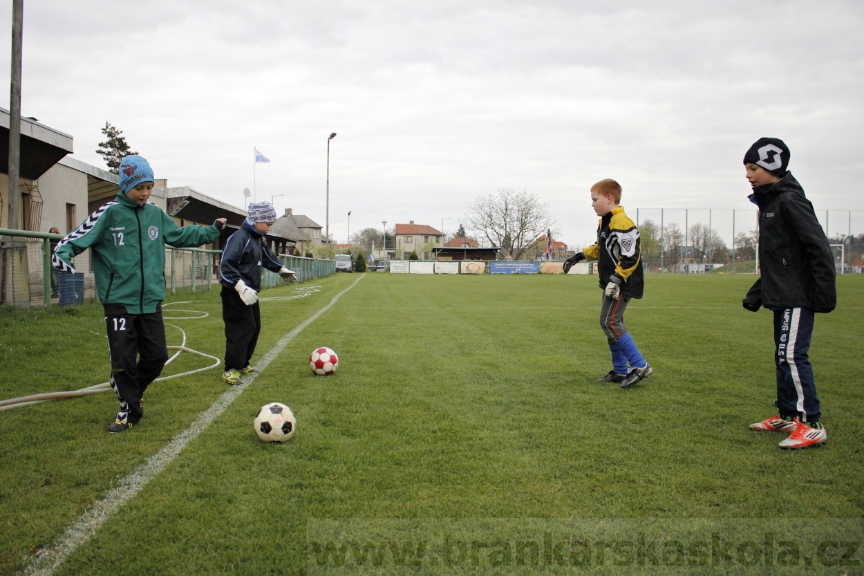 Brankářský trénink BFŠ - TJ Čechie Dubeč - 10.4.2014