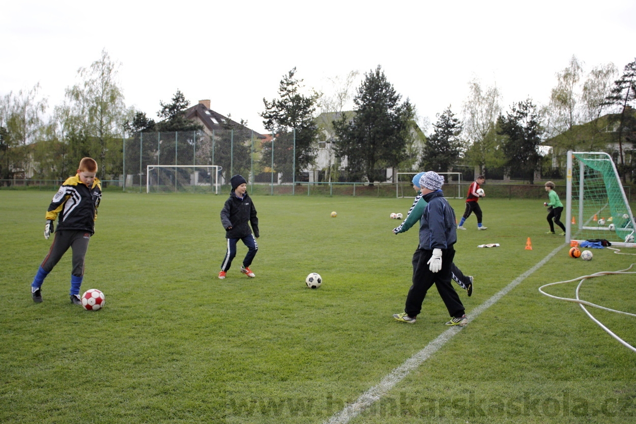 Brankářský trénink BFŠ - TJ Čechie Dubeč - 10.4.2014