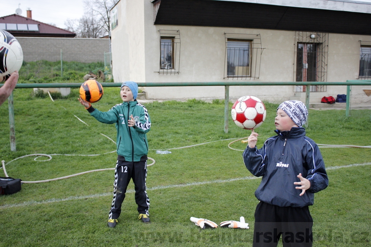 Brankářský trénink BFŠ - TJ Čechie Dubeč - 10.4.2014