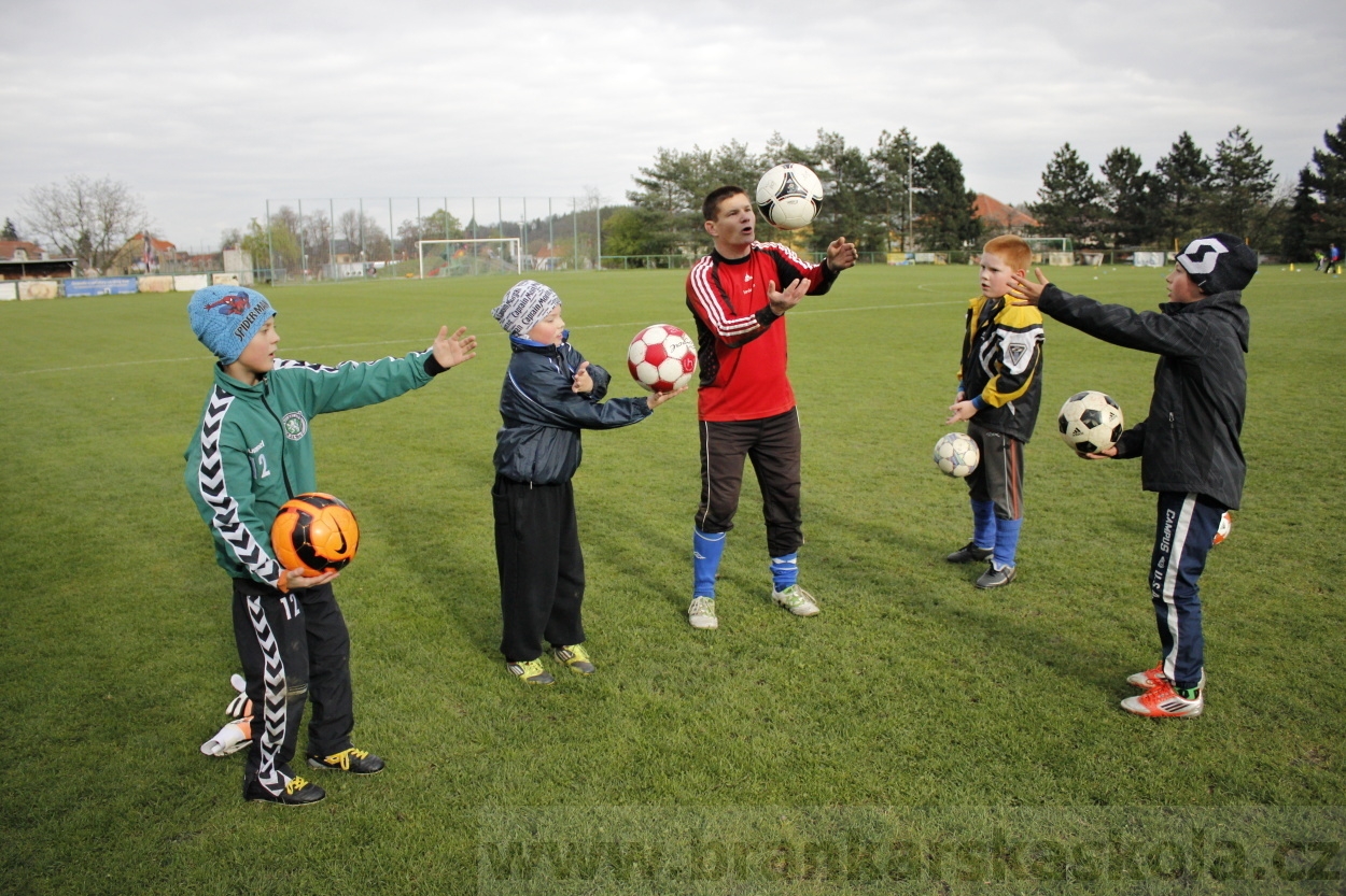 Brankářský trénink BFŠ - TJ Čechie Dubeč - 10.4.2014