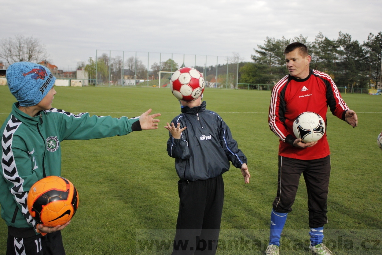 Brankářský trénink BFŠ - TJ Čechie Dubeč - 10.4.2014