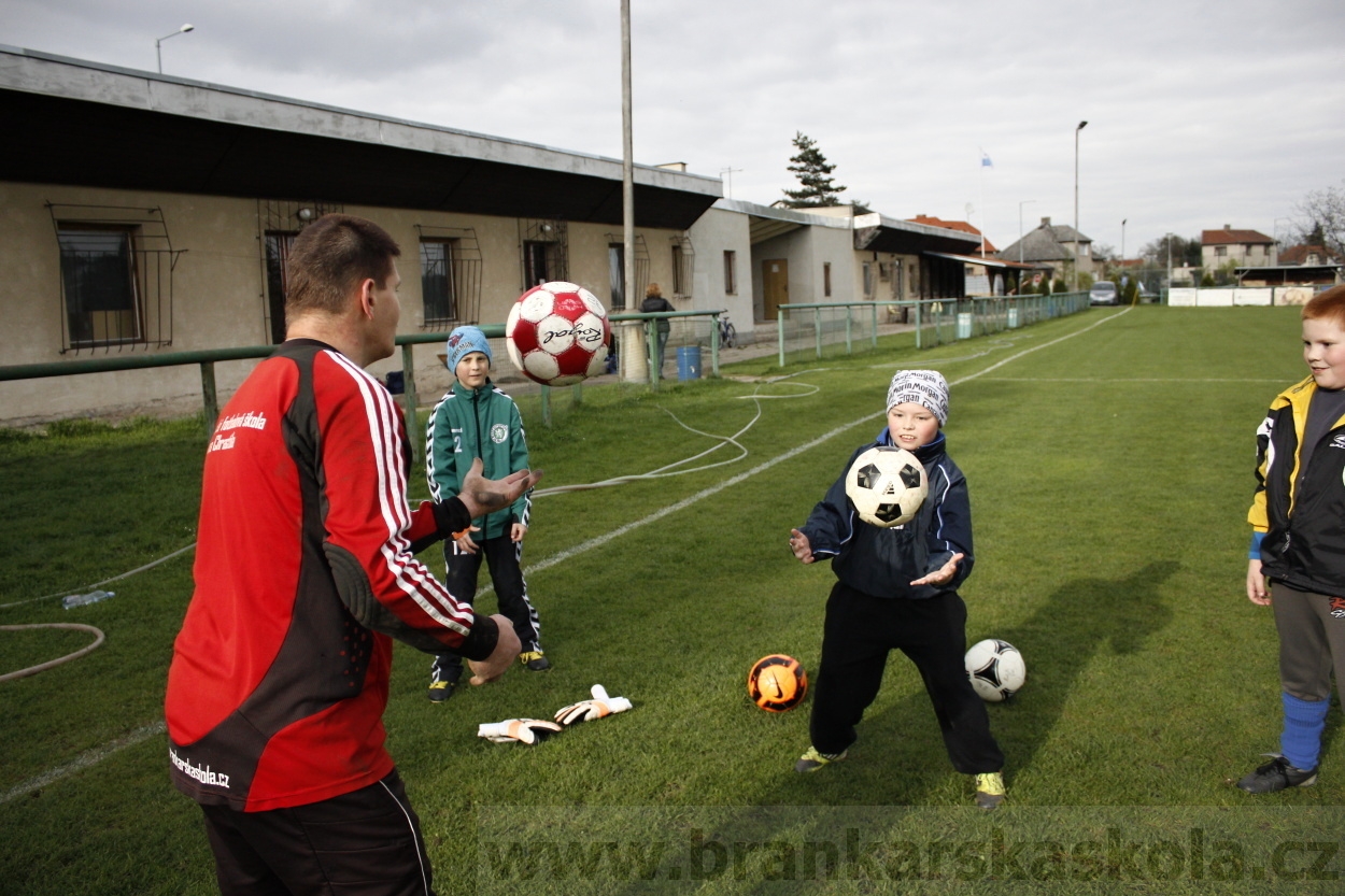 Brankářský trénink BFŠ - TJ Čechie Dubeč - 10.4.2014